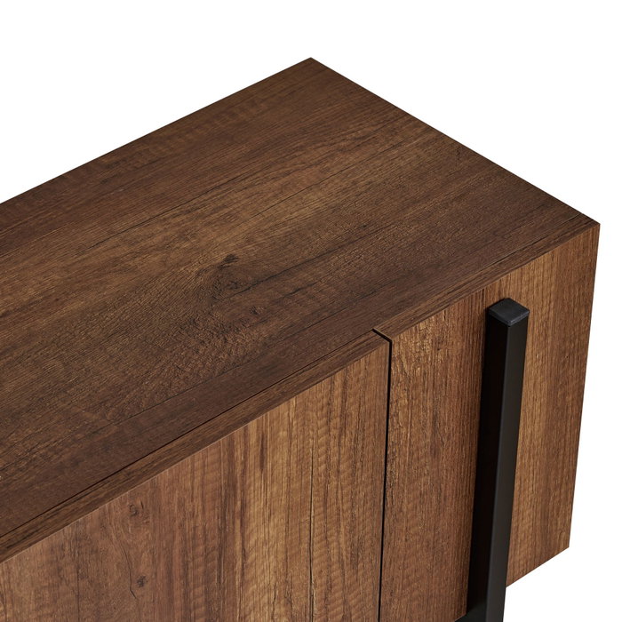 Nordure Nexus Soporte para TV Nogal Barok y Negro